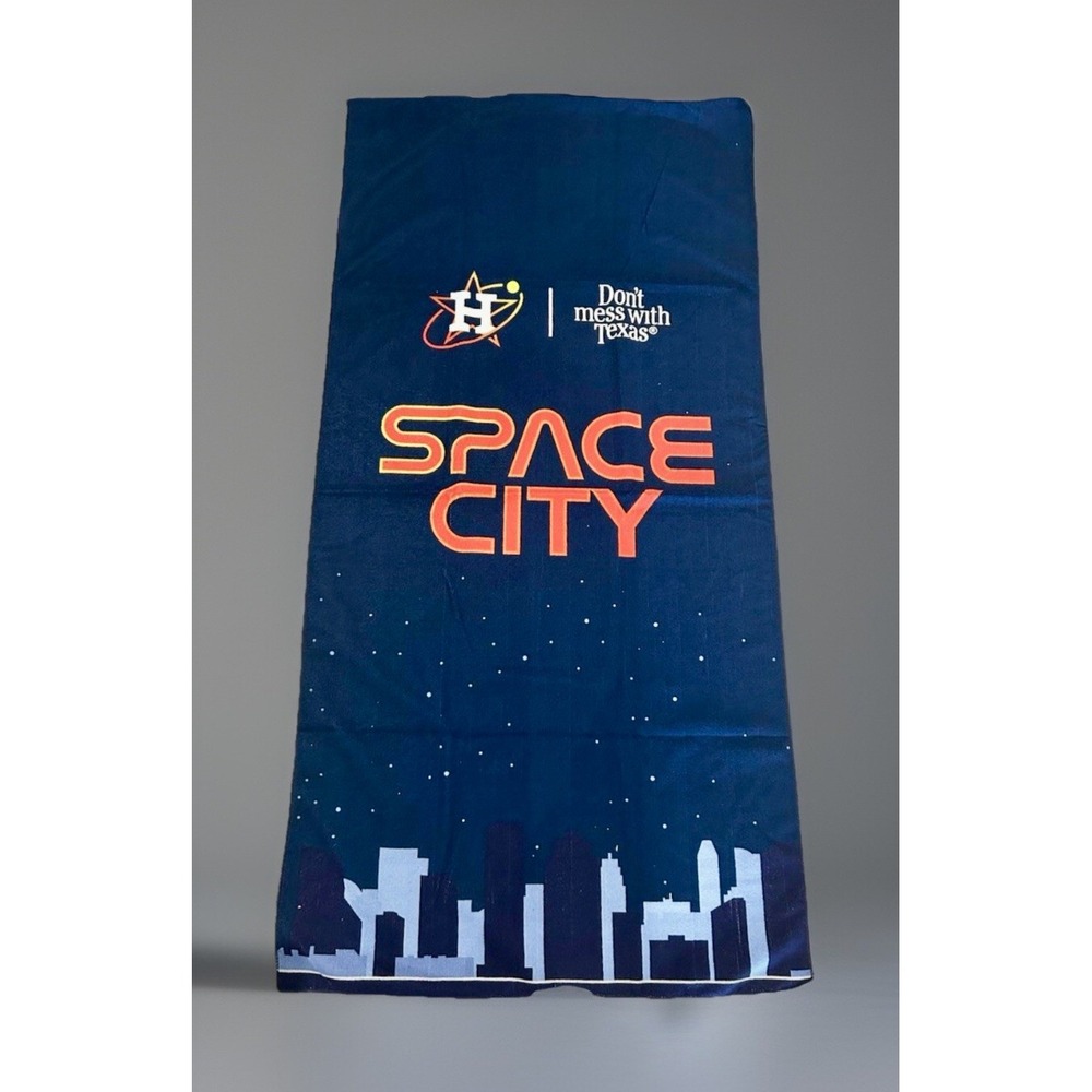 Houston Astros Space City Beach Towel Limited Edition Stadium Giveaway.